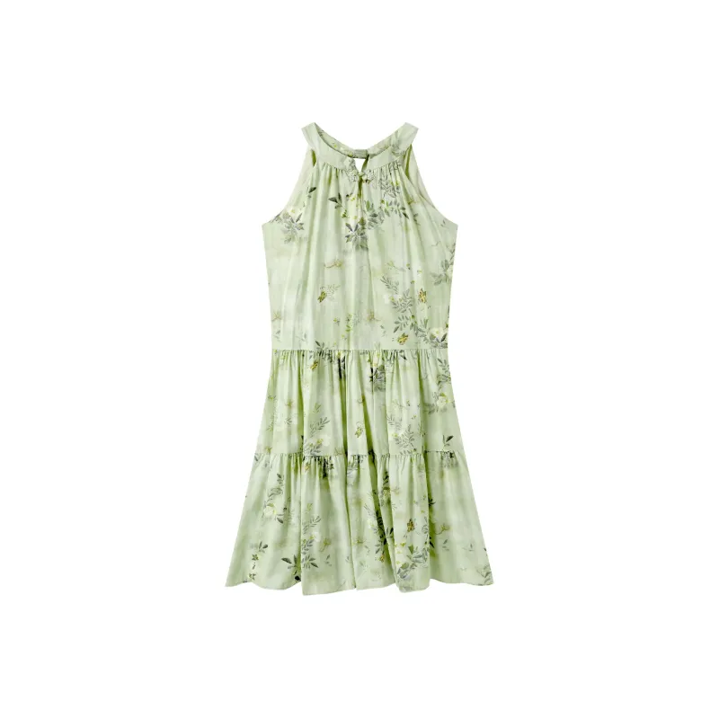 Adeworn Sleeveless Dress Women's Green-0