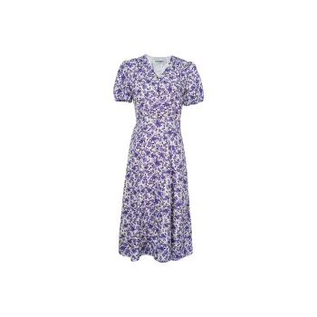 MISSSHINE Short Sleeved Dresses Women's Purple