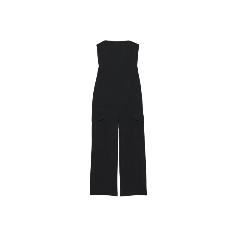 ARITZIA Wilfred Cordial Cargo Jumpsuit Jumpsuit Women's Black-0