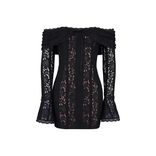 HOUSE OF CB Sadie Long-Sleeved Dresses Women's BLACK/Black