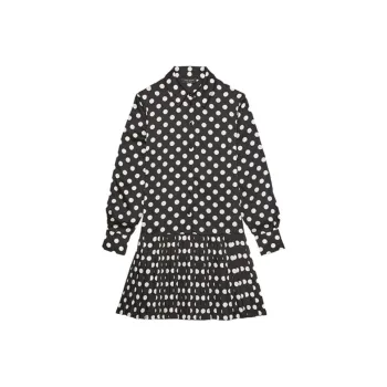 Kate Spade SS25 Long Sleeved Dress Women's Black