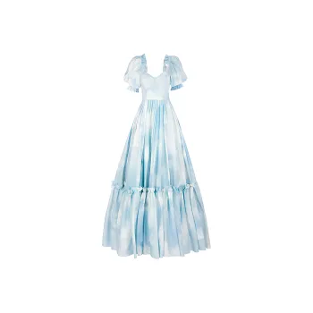 Selkie Short-Sleeved Dresses Women's Blue