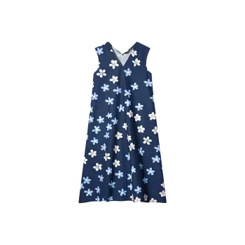 Marimekko X UNIQLO Marimekko Co-brand Sleeveless Dresses Women's Blue
