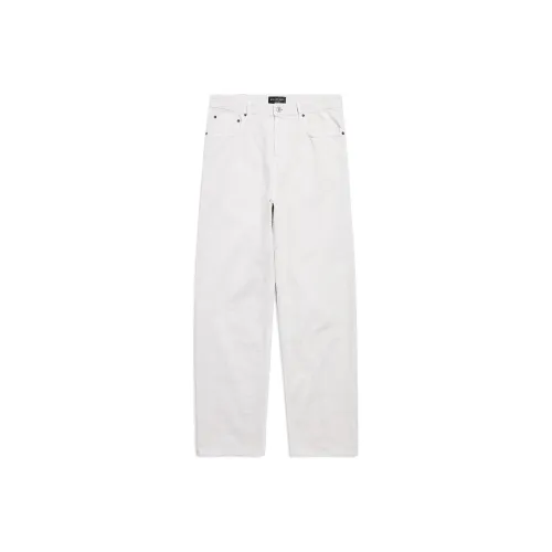 Balenciaga Jeans Loose Fit Women's White