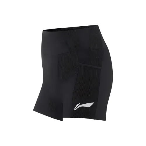 LiNing running White Collection Casual Shorts Women's Black