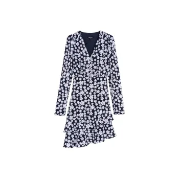 Bebe Long-Sleeved Dresses Women's Navy Blue