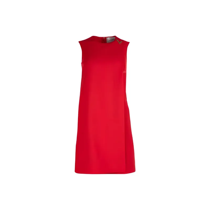Valentino Sleeveless Dress Women's Red-0