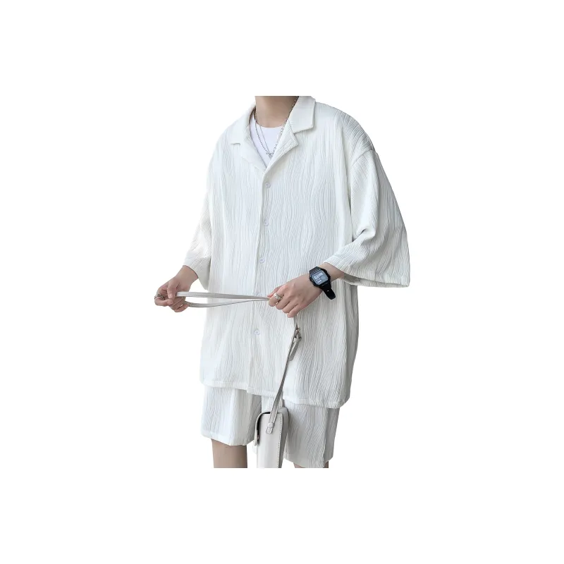 ZWWWZ Shirt Matching Set Unisex-5