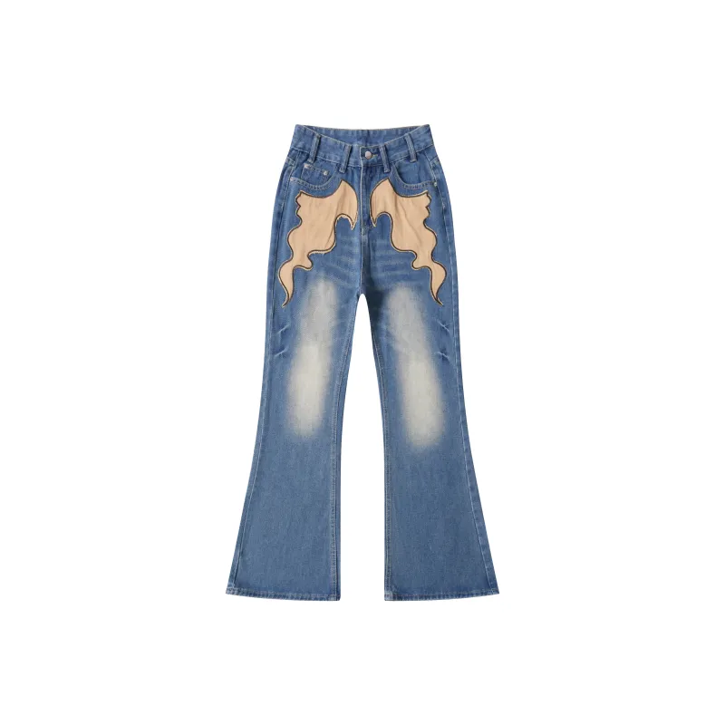 YINLEI Jeans Women's Blue-0