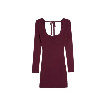 Hollister Long-Sleeved Dresses Women's Burgundy