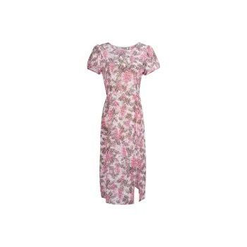 MISSSHINE Short-Sleeved Dresses Women's Pink
