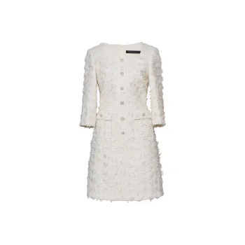 ROEYSHOUSE Long Sleeved Dresses Women's Ecru