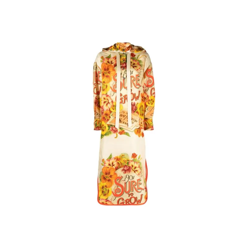 Zimmermann Long-Sleeved Dresses Women's Orange-0