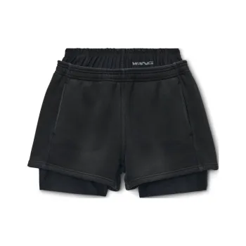 Alexander Wang Prestyled Bike Short Sweatshort Washed Black