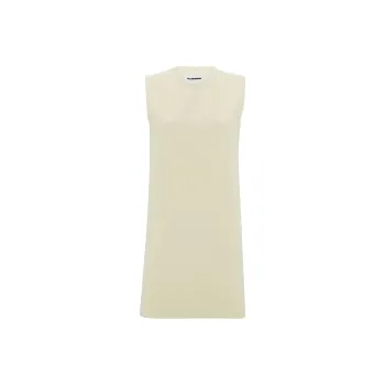 JIL SANDER Crewneck Sleeveless Shift Dress