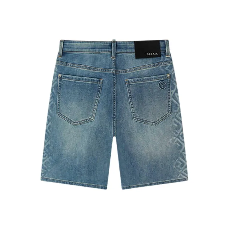 DEGAIA Denim Shorts Men's Dark Blue-1