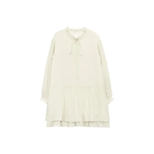 Boutique By Babymoon Long Sleeved Dresses Women's Apricot