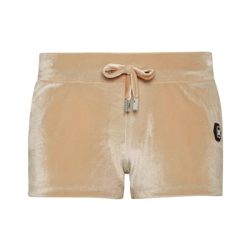 PHILIPP PLEIN Rhinestone embellished Drawstring Shorts