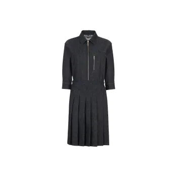 FENDI Long-Sleeved Dresses Women's Blue