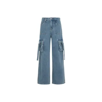 Three Quarters Jeans Women's Blue