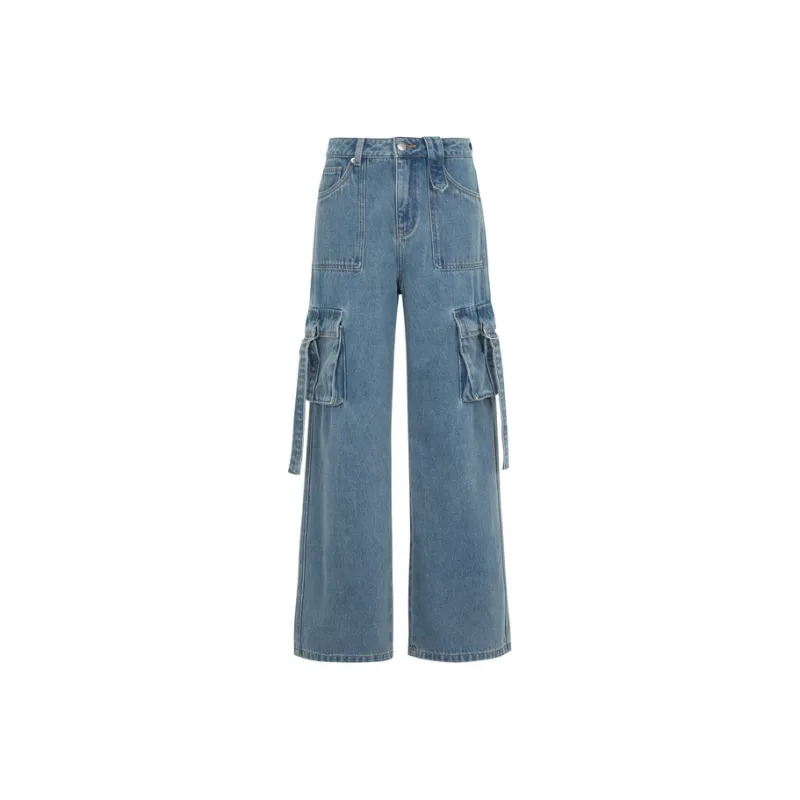 Three Quarters Jeans Women's Blue-0
