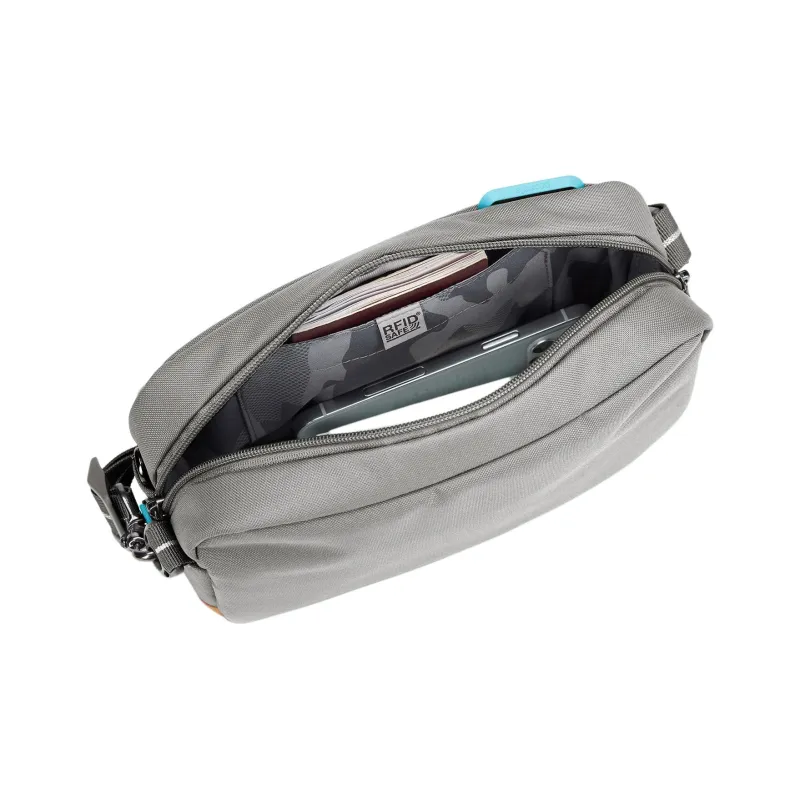 PACSAFE Recycled Polyester Shoulder Bag Unisex Gray-4