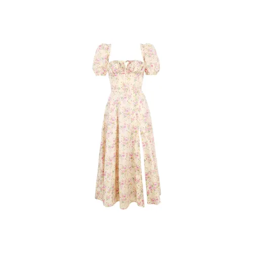 HOUSE OF CB Short Sleeved Dress Women's Lemon