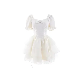 KENLY Short Sleeved Dresses Women's Apricot