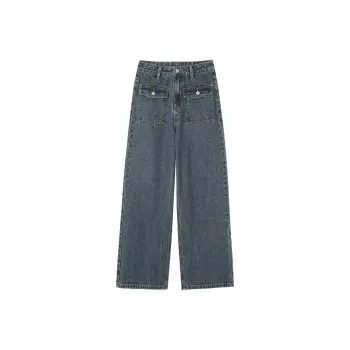 【dme】 Jeans Women's Vintage Blue