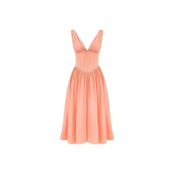 HOUSE OF CB EMMELINA Sleeveless Dress Women's Sorbet/Ice Cream For A Brighter Complexion