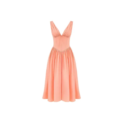 HOUSE OF CB EMMELINA Sleeveless Dress Women's Sorbet/Ice Cream For A Brighter Complexion