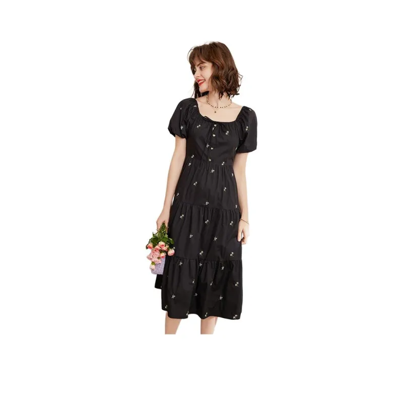 LOUISY AO Short Sleeved Dresses Women's Black-0