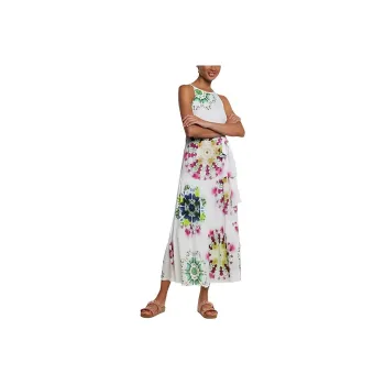 Desigual Sleeveless Dress Women's White