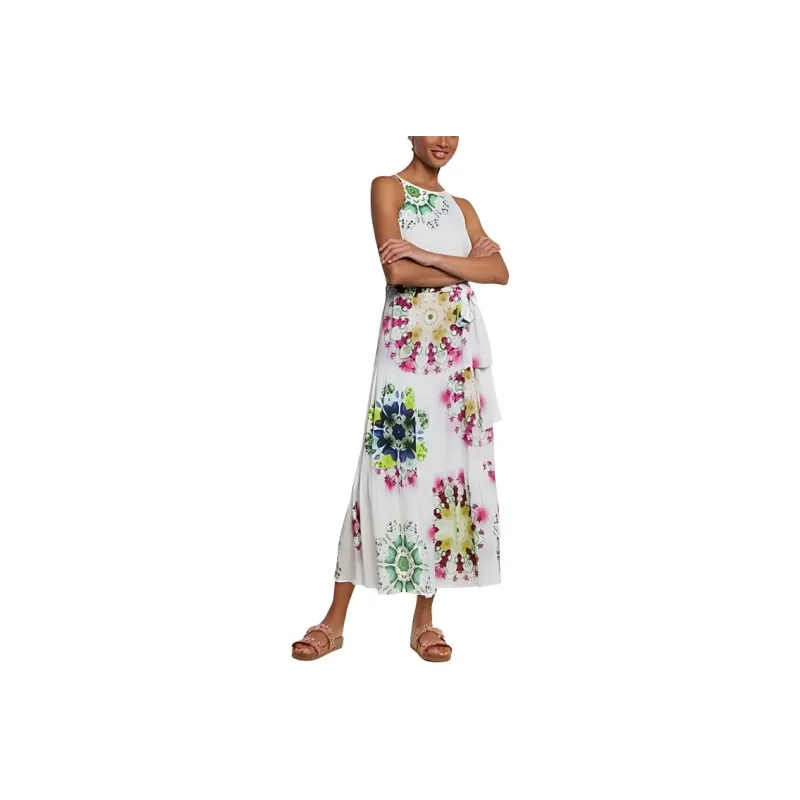 Desigual Sleeveless Dress Women's White-0