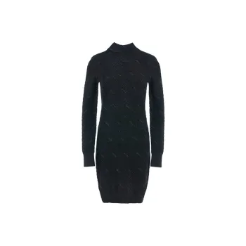 BESIONIA FW23 Long Sleeved Dresses Women's Black