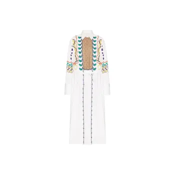 Valentino Long-Sleeved Dresses Women's White