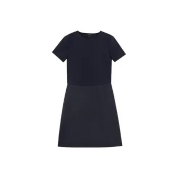 THEORY Short-Sleeved Dresses Women's Deep Sea Blue