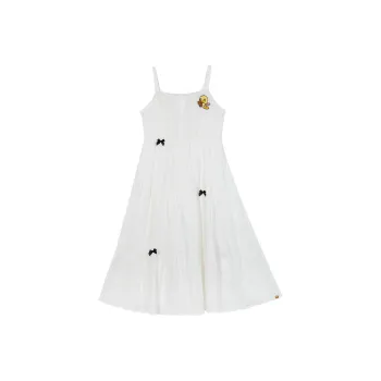 B.Duck Slip Dresses Women's White