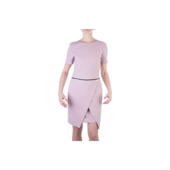 EMPORIO ARMANI SS23 Short Sleeved Dress Women's Pink