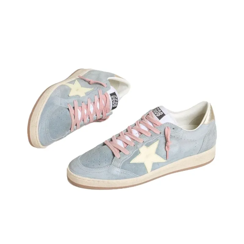Golden Goose Ball Star Low Top Skateboard Shoes Women's Blue-2