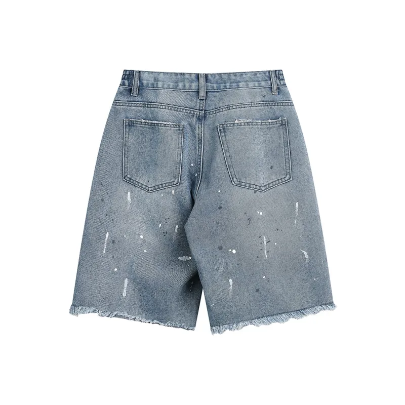 SWAMP AREA Denim Shorts Unisex-6