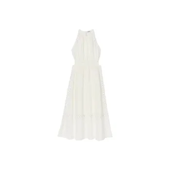 Sandro Sleeveless Dress Women's White