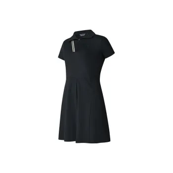FILA Golf Series Short Sleeved Dress Women's Pitch Black BK