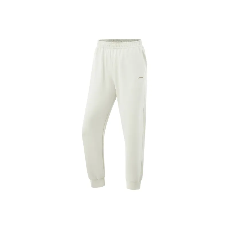 LiNing Fitness Series Knitted Sports Pants Women's Silver Birch Gray-0
