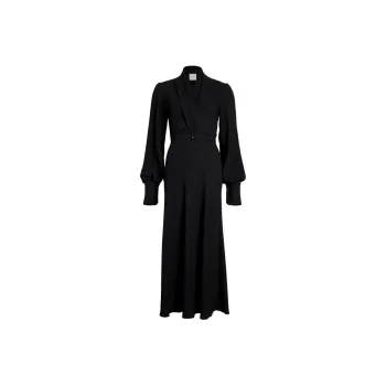 Patou Wrap bodice Maxi Dress