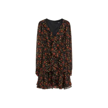 Bebe FW24 Long Sleeved Dresses Women's Heather Black