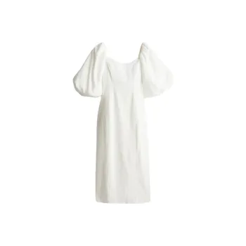 H&M Short Sleeved Dress Women's White