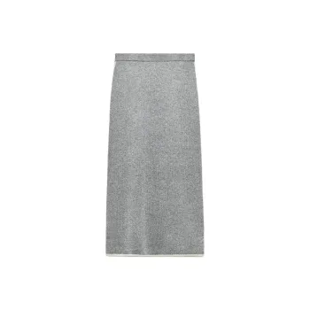 ZARA Knit Long Skirts Women's Gray