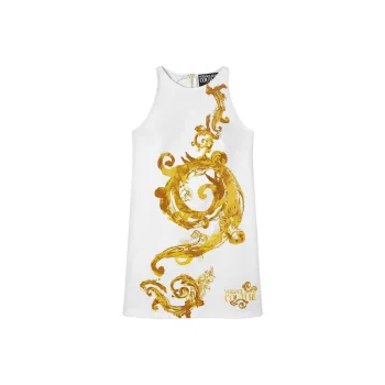VERSACE JEANS COUTURE Sleeveless Dress Women's White