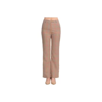 Blood Glitter Suit Trouser Women's Apricot Yellow